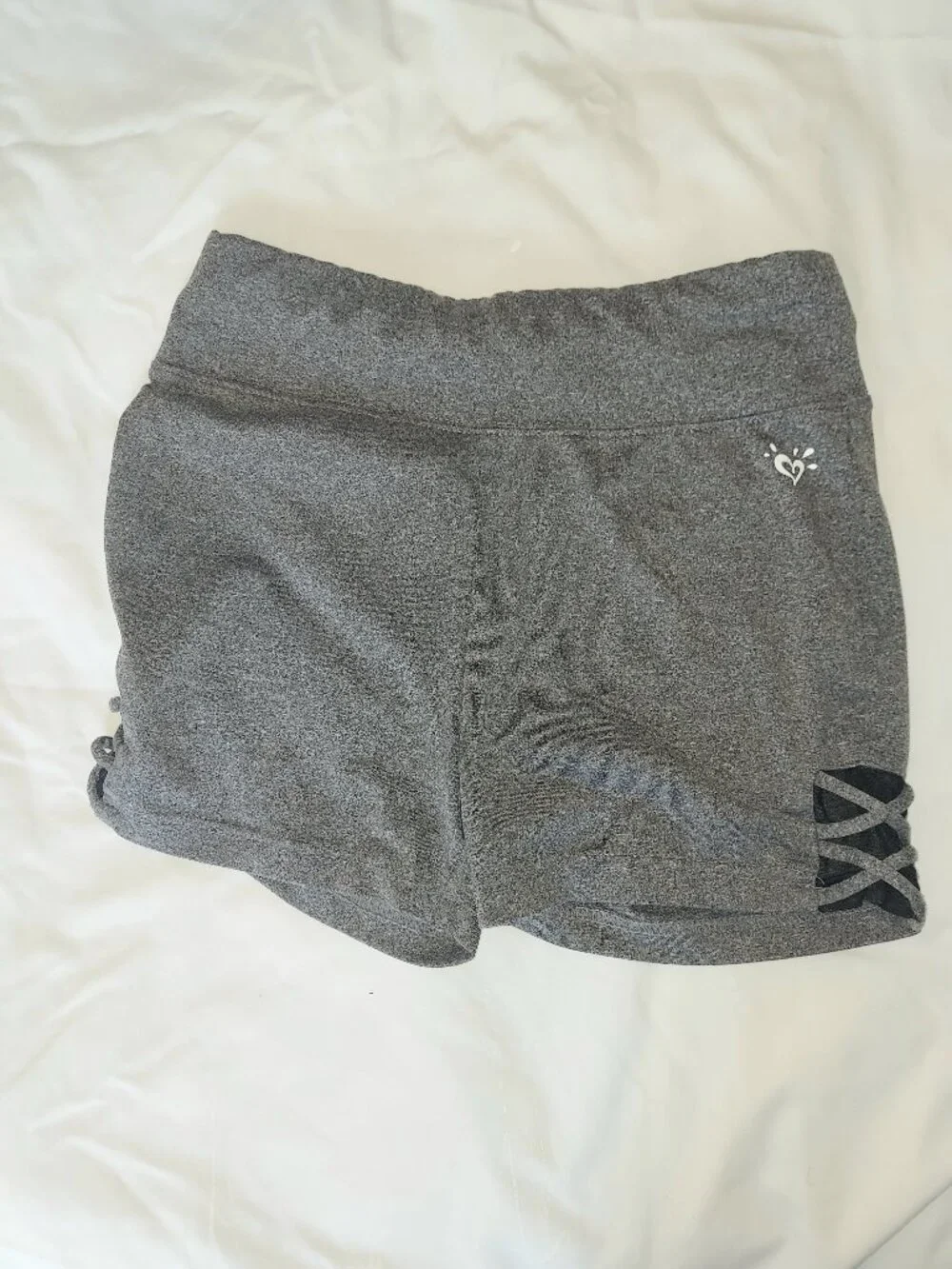 Justice Grey Shorts Child 14/16
